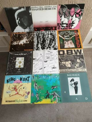 Punk Vinyl Various Artists 12 " /10 " Eps And 2 Lps (rare And Collectable Records)