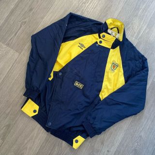 Umbro Scotland Track Top Jacket Small 22ptp Football Shirt Rare Training Drill