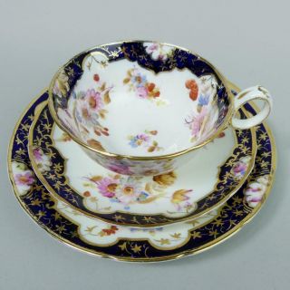 Antique Atlas China Cabinet Cup,  Saucer & Side Plate C.  1910