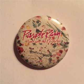 Vtg 1984 Purple Rain Prince & The Revolution Pinback Pin Button 1.  25” Rare Wb