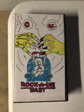 Rock - A - Die Baby Vhs Rare Horror Sov Cult Limited Edition Slasher Metal