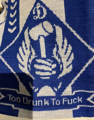 Dynamo Hooligans 90s Group Ultras Casuals Football Fans Scarf Very Rare
