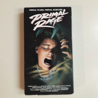 Rare Vintage Primal Rage 1988 Vhs Horror Cult Movie