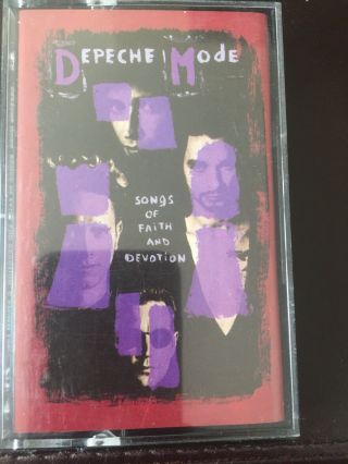 Depeche Mode : Songs Of Faith And Devotion.  Rare Cassette Mute C Stumm 106