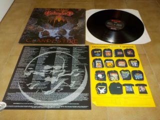 Entombed ‎– Clandestine,  Ultra Rare Lp 1str Press Napalm Death,  Bolt Thrower
