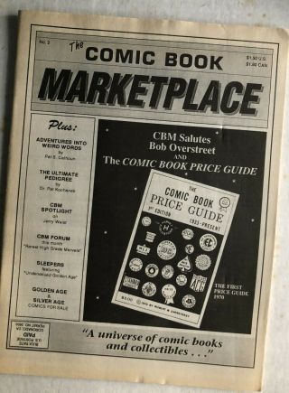 Fanzine Comic Book Marketplace 2 - Rare Early Issue
