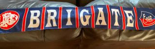 Brigate Montevarchigroup Ultras Casuals 1999 Football Fans Scarf Italy Very Rare
