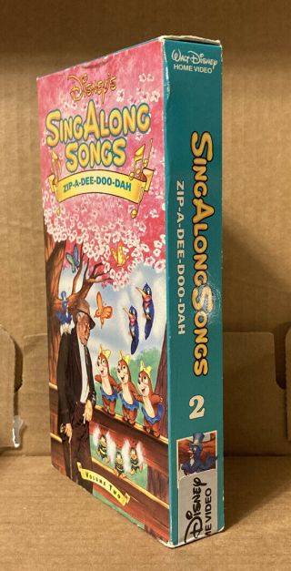 Disney’s Sing Along Songs - Song of the South: Zip - A - Dee - Doo - Dah VHS 1990s RARE 2