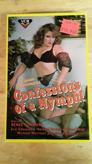 Confessions Of A Nymph Vhs Rare 80 