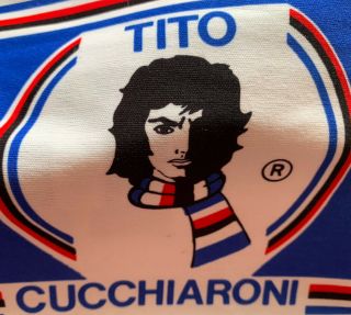 Sampdoria Ultras Tito 90s Group Casuals Football Fans Scarf Italy Very Rare