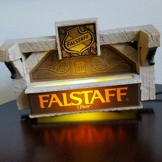 Falstaff Beer Lighted Sign Cash Register Bar Topper 70 