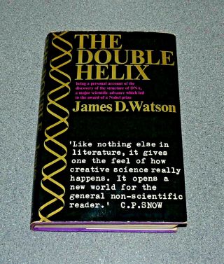 The Double Helix - James D Watson - 1st Edition 1968 Signed Hb - Dna Rare