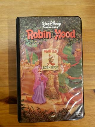 Rare Walt Disney Robin Hood Black Padded Clamshell Black Diamond