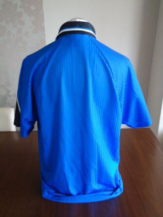 MANCHESTER UNITED 1996 UMBRO Blue Away Shirt EXTRA LARGE Rare Man Utd 2