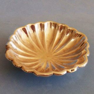 Vintage Sterling Silver Sea Shell Footed Bowl Tray Ring Dish