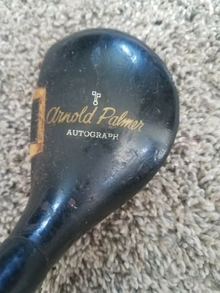 Arnold Palmer Autograph Driver 3 Wood Wilson 4275 Swing Weight Antique 2