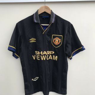 Rare Vintage Umbro Manchester United Football Shirt 1993/95 Season