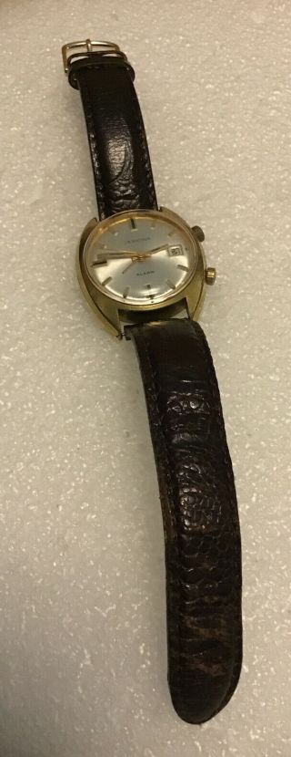 VERY RARE J.  B.  Hudson,  Mechanical Alarm Watch,  1960s,  Swiss Made, 2