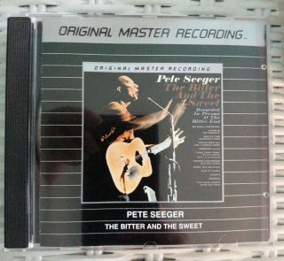 The Bitter And The Sweet By Pete Seeger (cd,  1988,  Mobile Fidelity) Rare