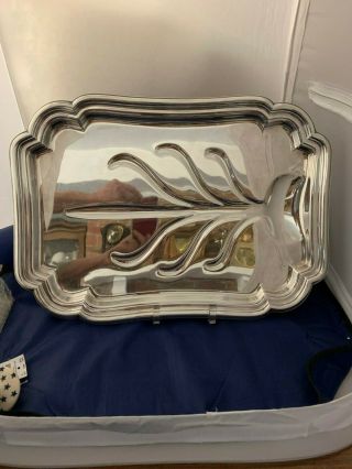 Vintage Silverplated Meat Tray By International Silver Co.