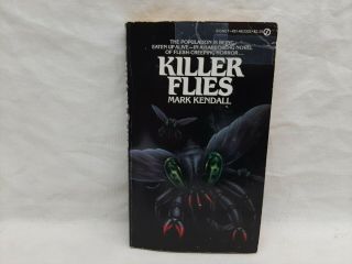 Killer Flies By Mark Kendall Mass Market Paperback 1983 Rare Book