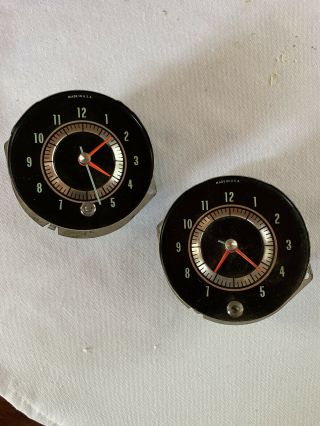 Two Rare 1965 - 1969 Chevrolet 500 & Monza Corvair Dash Clocks,  Clock