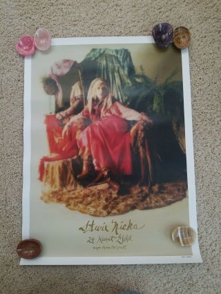 Stevie Nicks ‎ - Poster 24 Karat Gold Songs From The Vault Rare