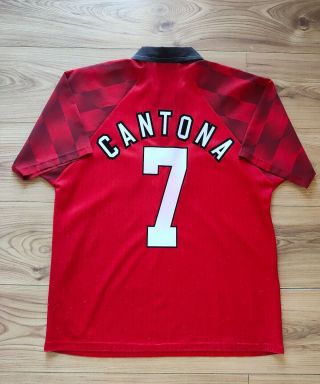 Vintage Rare 1997/98 Manchester United Football Shirt Cantona - Medium