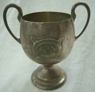 Antique Silver Plated Epns Trophy Cup Mosley Amateur Regatta Design No:33261