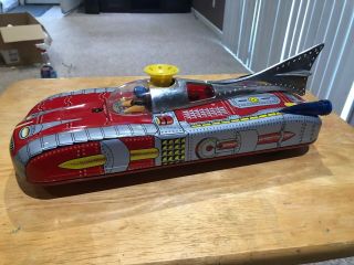 Rare Vintage Toy Futuristic Spaceship Car Battery Operated