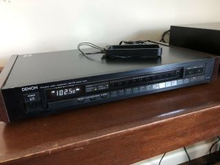 Denon Tu - 600 Reference Am/fm High End Tuner Made In Japan Vintage Very Rare