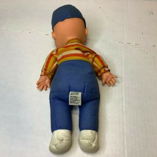Vintage Mattel 1970 Baby Beans Boy Doll Biffy Overalls Ball Cap B1 2