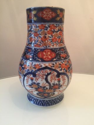 Antique 19th Century Japanese Meiji Period Imari Porcelain Vase