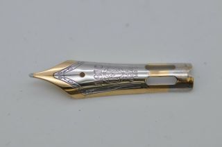 Lovely Rare Vintage Spare Montblanc No146 Fountain Pen Nib 14ct - Medium Tip