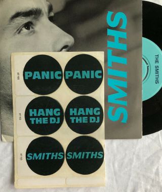 The Smiths - Panic - Very Rare Uk 7 " With Sticker Sheet & Sleeve (vinyl Record)