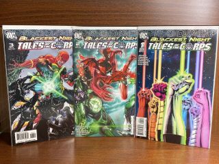 Dc Comics Blackest Night: Tales Of The Corps 1 - 3 Complete 1:25 Variant Rare Set