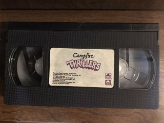 CAMPFIRE THRILLERS Three Exciting Thrillers for Kids VHS Rare 2
