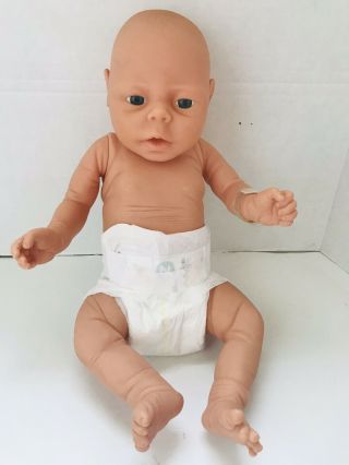 17” Realistic Reborn Anatomically Correct Vinyl Newborn Boy Doll - Jesmar Type
