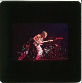 Van Halen Color Slide Photo Eddie Rare Live Concert Diver Down Album 1982 005
