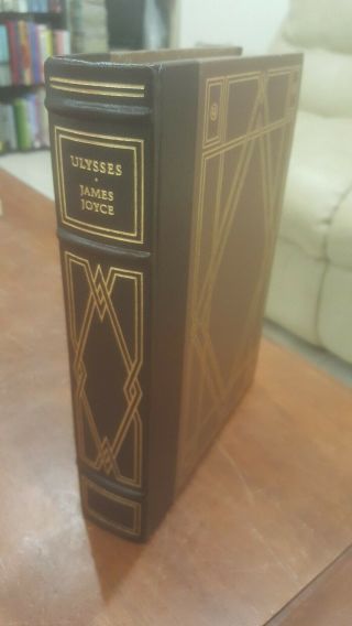 Rare James Joyce Ulysses Oxford University/franklin Library 1/4 Bound Leather