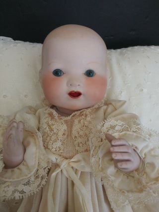 RE - PRO AM Armand Marseille Germany BABY DOLL GERMANY 351 / 4K WITH BASKET 2