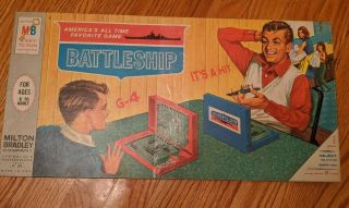 Vintage 1967 Battleship Game Rare " Sexist " Cover Great Shape