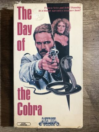 Day Of The Cobra Vhs Rare Action Sybil Danning Franco Nero Oop