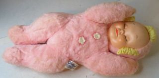 Sleepy Head Knickerbocker Baby Toy Doll Pajamas Vintage Musical Windup Rockabye