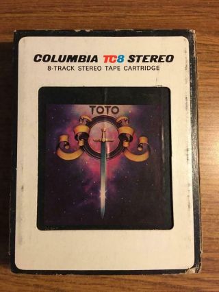 Toto Self Titled Vintage Rare 8 Track Tape Late Nite Bargain