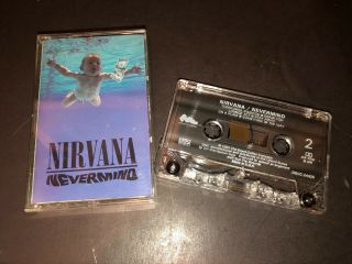 Nirvana Nevermind Rare Tape Cassette Album Butch Vig Kurt Cobain Dave Grohl