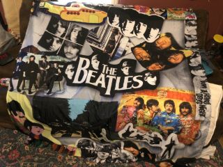 The Beatles Rare Shower Curtain With All Their Most Famous Photos Icons So Cool