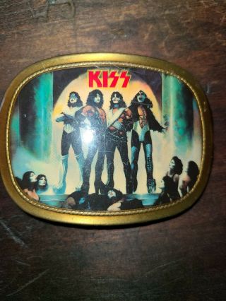 Kiss: 1977 Love Gun Pacifica Belt Buckle. ,  Vintage,  Rare Find