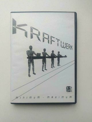 Kraftwerk - Minimum - Maximum Live In Concert Dvd Rare 2005