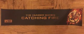 The Hunger Games Catching Fire Mylar 5x25 Poster Rare